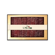 칸육포 촉촉통통 수제 쇠고기 육포 선물세트 + 쇼핑백, 8개, 60g