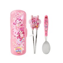 르번 알쏭달쏭 캐치티니핑 한손에 교정젓가락 세트, 스푼 + 교정젓가락 + 케이스, 혼합색상