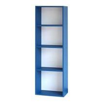 양지가구 공간박스 4단 책장, 파랑