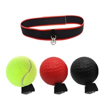나야스타일 홈트레이닝 헬스 복싱볼 3종 + 머리띠 세트 YGYP-01-13, RED(PU공) + BLACK(PU공) + YELLOW(테니스공)