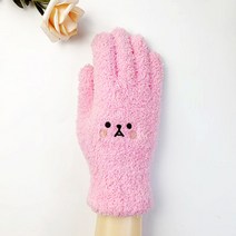 씨티컴퍼니 여성용 뽀글이 겨울 곰돌이 학생 털 양손 장갑