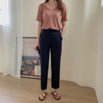 린다샵 여성용 트루닉 슬림 스트레이트 슬랙스 PT7638K16