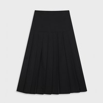 미쏘 여성용 플리츠 롱 스커트