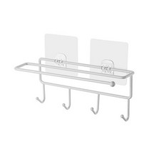 철재 와이어 주방도구 걸이, 화이트, 1개