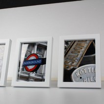 패키지3 액자 3p, 화이트