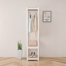 홈던트 하우스 드레스룸 3단 행거 행거봉1 400 x 400 x 1800 mm, 화이트