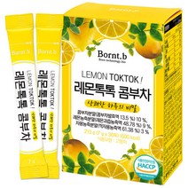 본트비 레몬톡톡 콤부차 레몬맛 분말, 7g, 30포
