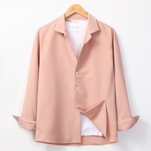 레이먼 남성용 나드 베이직 오픈 카라 셔츠