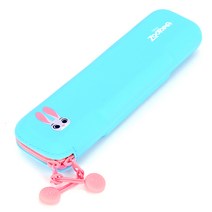 디즈니 주디 슬림 실리콘 필통 파우치 DS0172, 민트, 1개