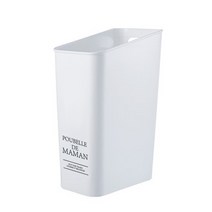 달팽이리빙 푸벨드마망 오픈 휴지통 15L, 화이트, 1개