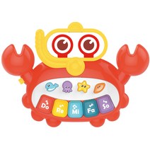 하늘썬별 도레미파솔 크랩 아기피아노 huanhe0535, 혼합색상