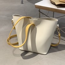 JCP 핸들 포인트 버킷 숄더백