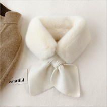 이니엔 스카프 포인트 밍크 목도리