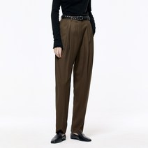 아헤 여성용 캐시 울 페그드 팬츠