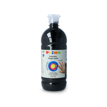 종이나라 프리모 핑거페인트 물감 검정, 750ml, 1색