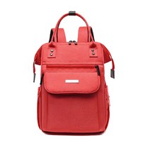 컬러 라이트 기저귀 백팩, 레드