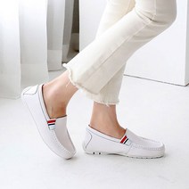 씨엔토 여성용 리페이 가죽 로퍼 1cm 94LX09