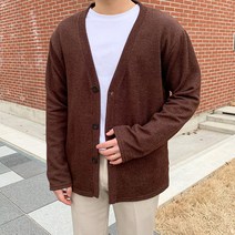 맨타임 남성용 BYG 베이직 Y넥 가디건