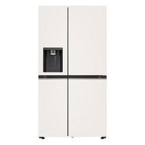 [색상선택형] LG전자 오브제컬렉션 얼음정수기 냉장고 방문설치, 오브제컬렉션 베이지 + 베이지, J814MEE35