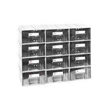 마켓플랜 멀티 스토리지 서랍 12p, 화이트, 1개