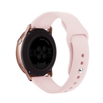 디지털빌리지 갤럭시워치3/워치4 / 액티브2 40mm / 41mm / 42mm / 44mm 솔리드 리버스 스포츠 스트랩 밴드, 인디핑크
