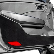 블랙라벨 차량용 벨벳 도어커버 1열 2p + 2열 2p 세트, BMW 컨버터블, BMW, 블랙