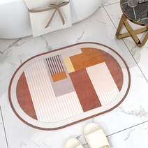 나스카피 논슬립 빨아쓰는 규조토 발매트, 05 베이지모던