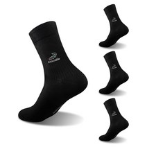 크로커다일 남성용 비즈니스 자수 미니 골지 중목 양말 4족 CD4SK1009