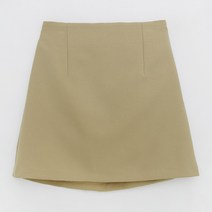 큐니걸스 수트 반밴딩 에이라인 미니 스커트