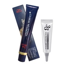 웰라 콜레스톤 퍼펙트 플러스 염모제 80g + 셀리본 33 실크 프로틴 앰플 12ml, 1세트, 10/96
