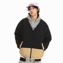 프리키쉬빌딩 남성용 ROUND STREAMING QUILTING ZIP UP