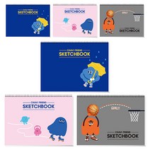 영아트 샤비 스케치북 6p 세트 랜덤발송, 22매, 8절