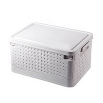 엘듀아 튼튼 멀티 리빙박스 35L, 화이트, 1개
