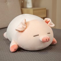 네이처타임즈 안고자는 실눈 돼지 인형, 혼합색상, 60cm
