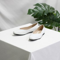 치린 발등 브이 플랫 슈즈