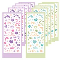 루카랩 올인 데코 씰 스티커 2종 x 5p 세트, E(아쿠아 퍼플, 아쿠아 그린), 1세트