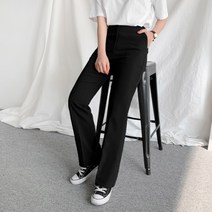 에이와비 여성용 찰떡 와이드 롱 슬랙스