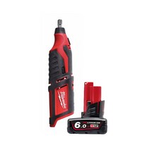 밀워키 12V 충전 로터리툴 베어툴 C12 RT-0 + 12V 6.0Ah 리튬이온 배터리 M12 B6, 1세트