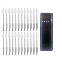 모나미 젤러펜 0.7mm 실버 24p + 매표 펜접시 C형, 25개