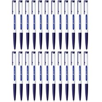 라인플러스 에이원 볼펜 0.5mm 12p, 청색 0.7, 2개