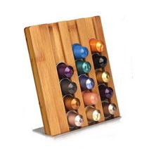 와이엠제이 디자인 네스프레소 돌체구스토 캡슐커피 보관함, 우드, 1개