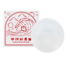 두꺼비마유 마유 비누 로즈향, 100g, 1개