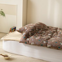 마틸라 디어프렌드 고밀도 순면 아동 차렵이불 + 베개커버 세트, 보보의 피크닉