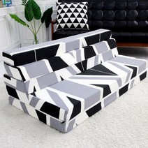 자미스 ZAAM 5단 접이식 매트리스 겸 소파베드 싱글 180 x 90 x 9 cm, 잉글랜드 블랙