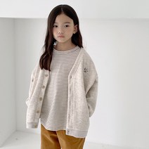 느엘 아동용 보카시 공룡 아울 가디건