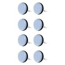 케이홈 가구 테프론패드 못형 원형 25mm, 혼합색상, 8개