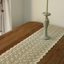샬롯 레이스 러너, 아이보리, 4인(폭 30~31cm x 길이 180cm)