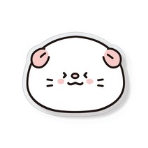 꽁지와옹이 투명 아크릴 스마트 휴대폰 거치대, B기분조아, 1개