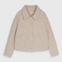 클라비스 여성용 싱글카라 니들펀치 자켓