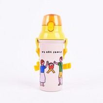 릴팡 제로퍼제로 원터치 어깨끈물통, 혼합색상, 450ml